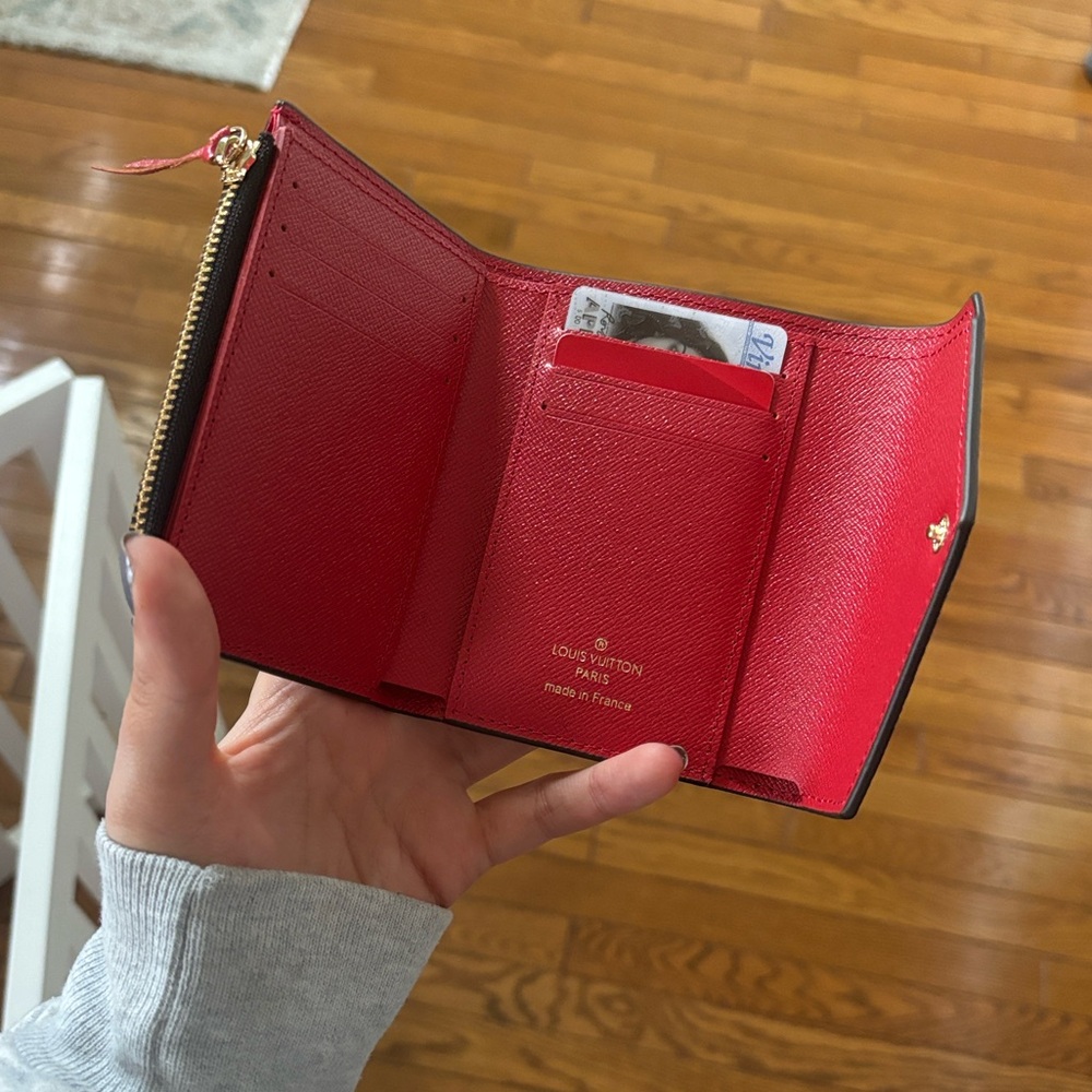 Louis Vuitton Portefeuille Wallet Victorine Damier red Ballerine - Picture 3 of 8